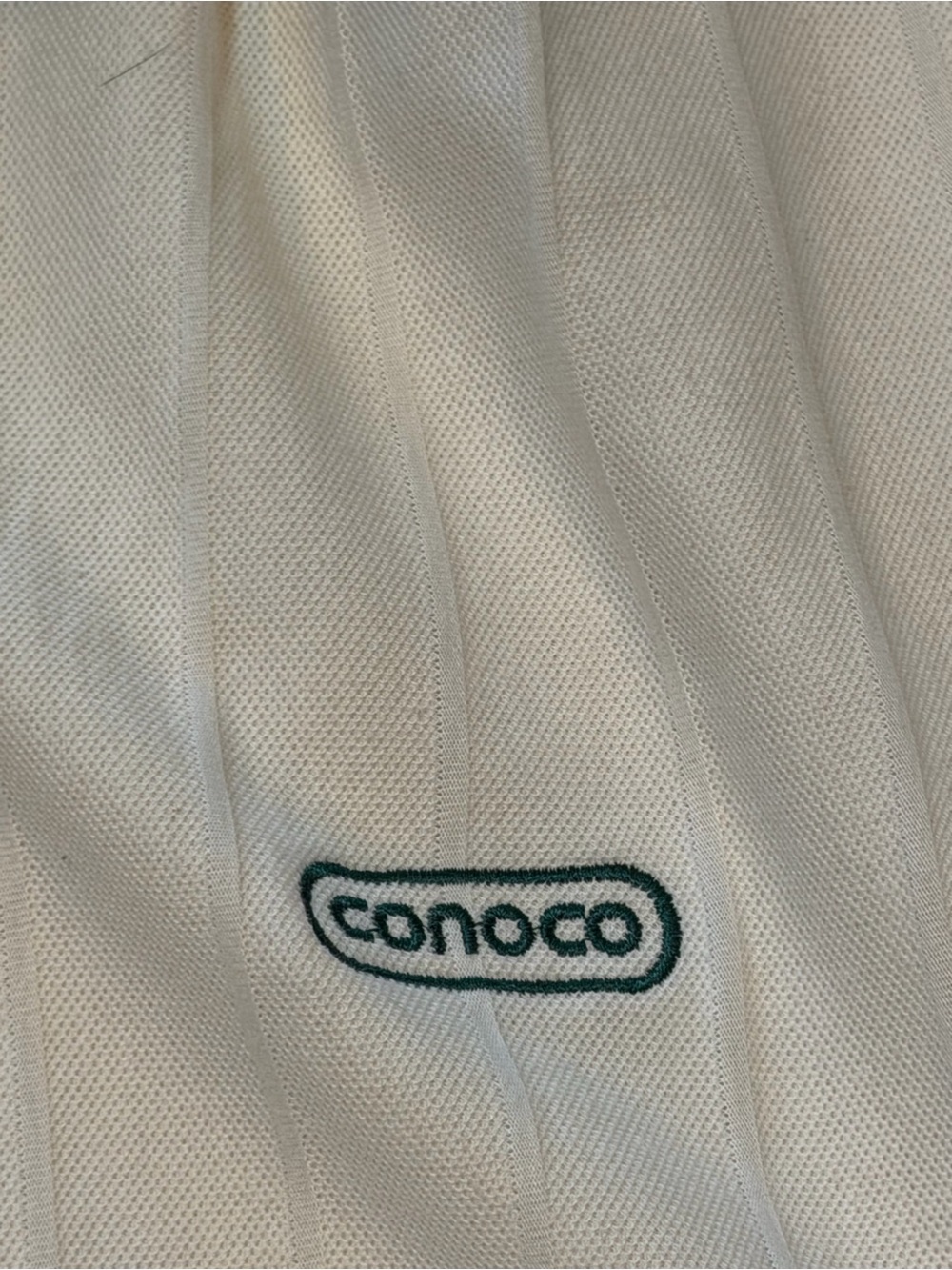 UltraClub Vintage 90s CONOCO Golf Polo Made in USA Embroidered Combed Cotton Oil - Picture 6 of 6